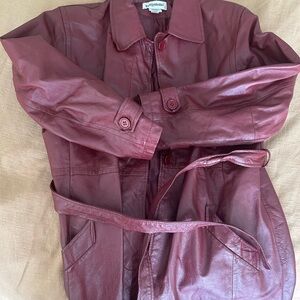Vintage Bagatelle Red Leather Jacket